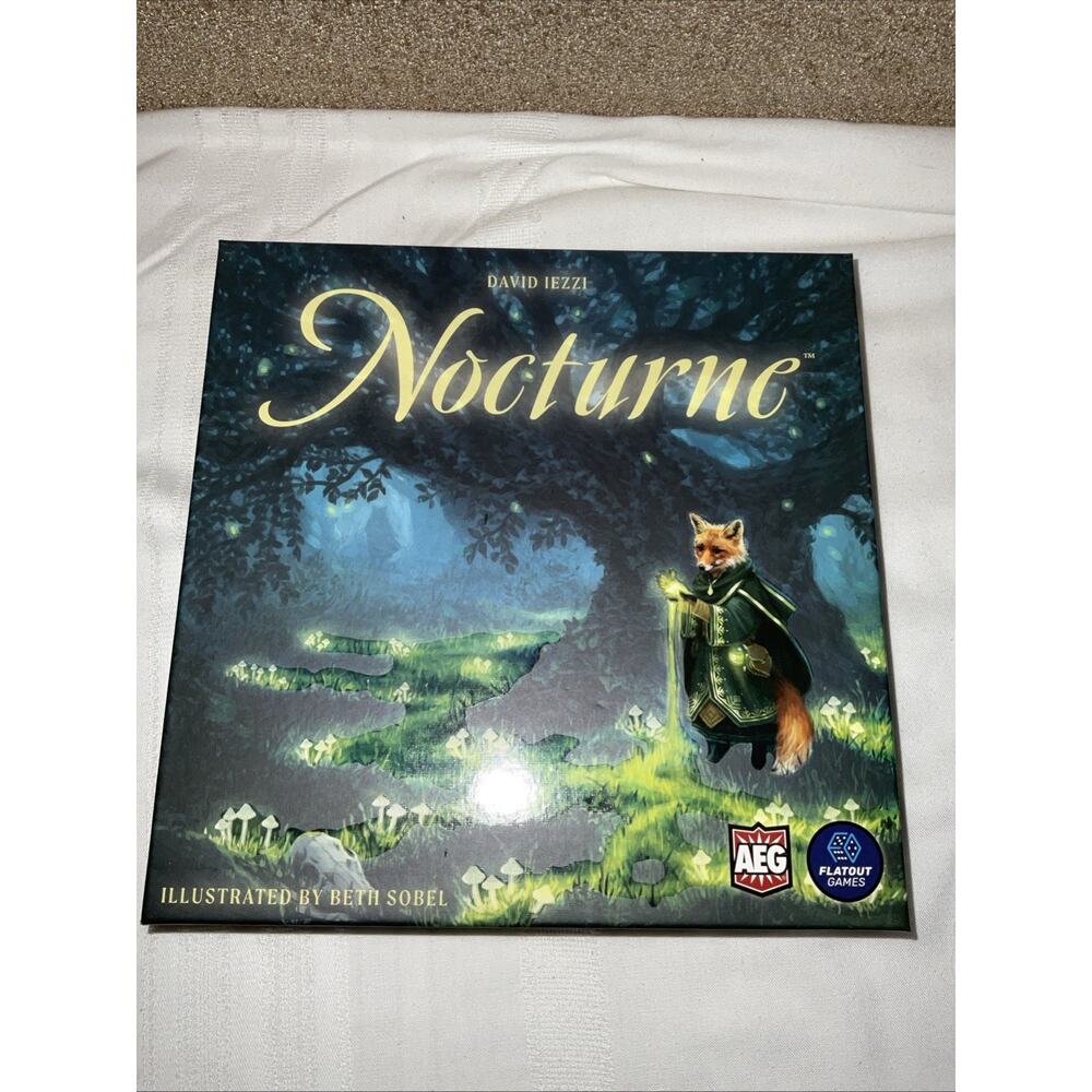 NEW OPEN BOX NOCTURNE TABLETOP BOARD GAME AEG FLATOUT GAMES